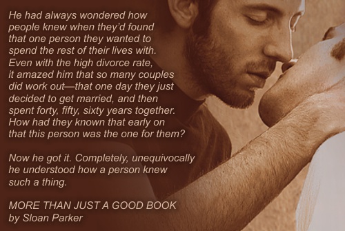 More Than Just a Good Book by Sloan Parker